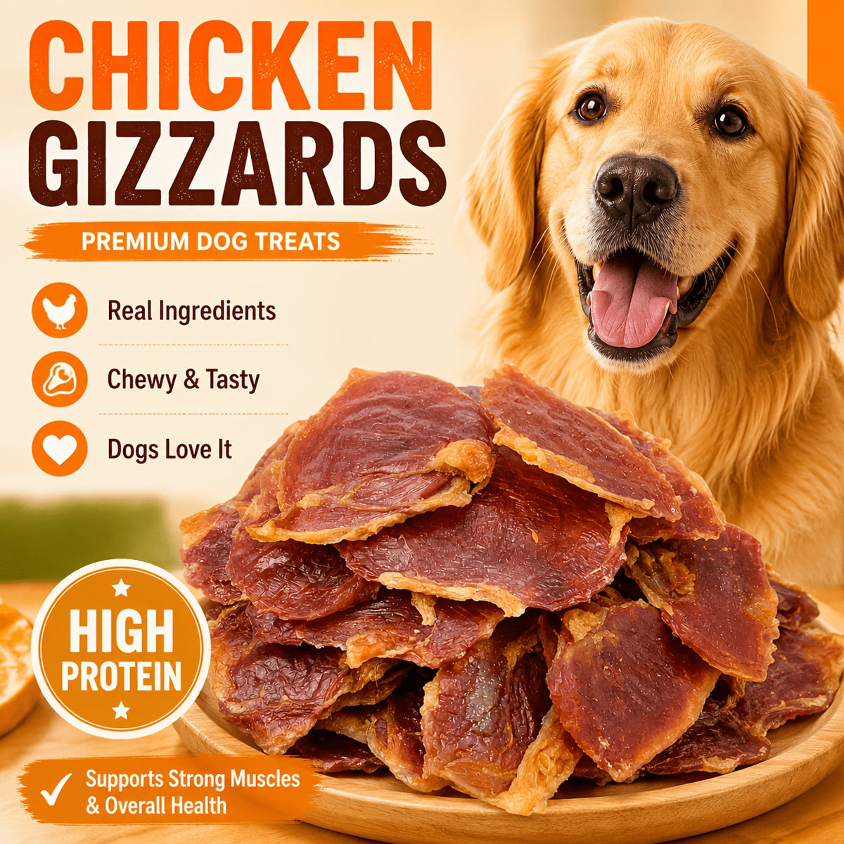 Lot combiné de friandises riches en protéines pour chiens – Roulés au canard séché et jaune d'œuf & fines lamelles de poulet au jaune d'œuf, friandises de dressage saines et tendres, faciles à digérer, ingrédients naturels