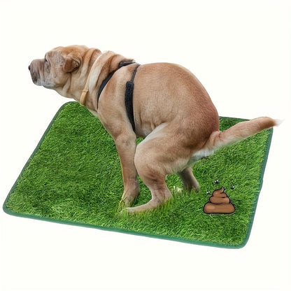 Tapis d'herbe artificielle pour chien, lavable et réutilisable, anti-odeur, pour l'apprentissage de la propreté à l'intérieur, 46 cm x 70 cm – Tapis de propreté en gazon pour chien