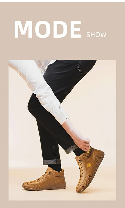 Baskets montantes pour hommes, chaussures décontractées respirantes à lacets, semelle en caoutchouc souple antidérapante, chaussures de marche en extérieur pour hommes, US 7-12, couleurs multiples