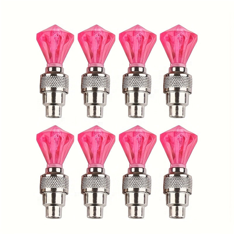 Bouchons de valve de pneu LED avec effet lumineux respirant et cheval au galop, 4/8/16 pièces, capuchons de valve de roue lumineux pour voiture, moto, vélo – Lumière de roue « Wind Fire », protection UV et antidéflagrante – Vert, rouge, bleu, squelette