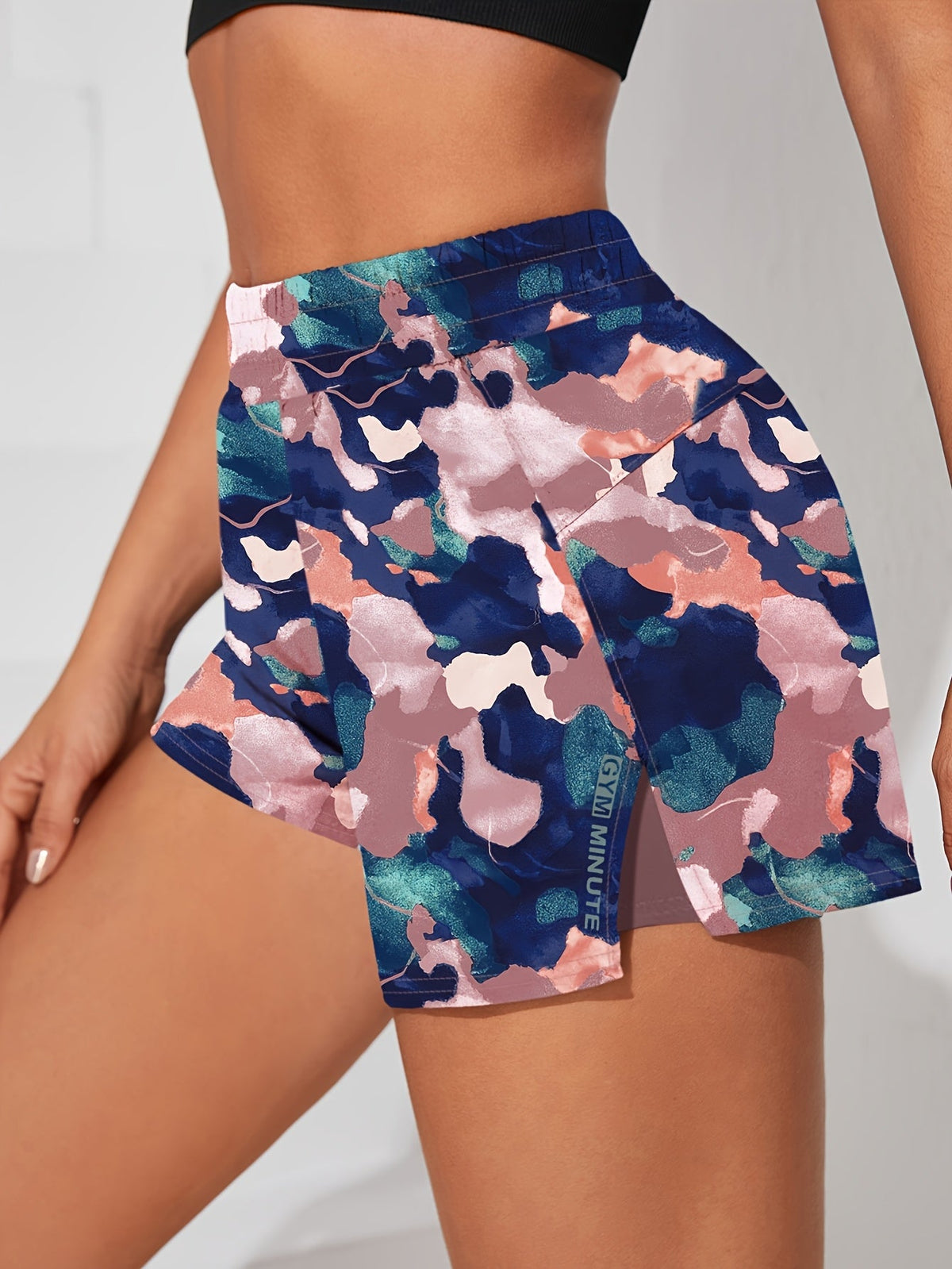 Short de yoga pour femme avec poche – Short de sport décontracté, extensible et opaque pour l'entraînement, la gym, la course à pied, printemps, été, automne