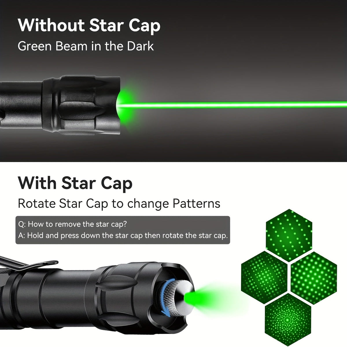 Pointeur laser haute puissance avec batterie et chargeur, lampe torche laser tactique rouge, verte et violette pour présentations en intérieur, camping, randonnée et observation des étoiles, faisceau longue portée