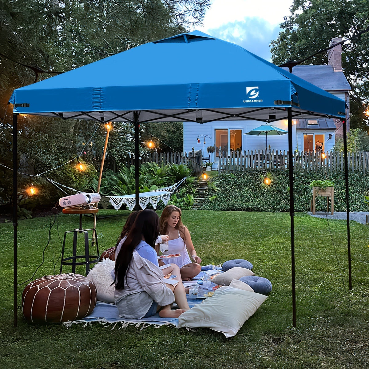Toile de remplacement pour tonnelle pliante 3x3 m avec aération – Toile imperméable et résistante aux UV pour tentes à pieds droits, abri solaire toutes saisons pour jardin, terrasse et camping, 11 couleurs (toile seule)