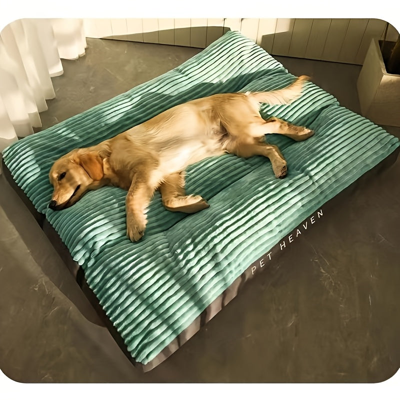 Lit orthopédique pour chien 2XL pour grandes races – Housse lavable et amovible, rembourrage en fibres de polyester, base antidérapante, tapis de repos tout confort pour grands chiens toutes saisons