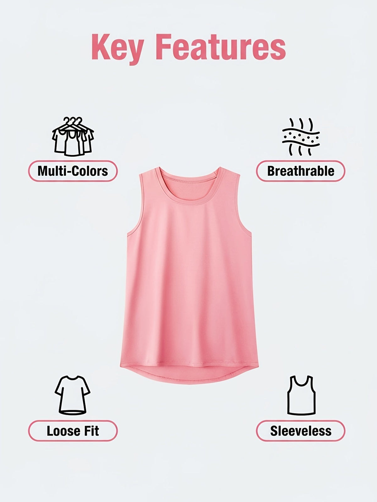 Lot de 5 débardeurs de sport pour femme, séchage rapide, dos nageur, respirants et anti-transpirants, pour fitness, course à pied et salle de sport, tailles S à XXL, couleurs assorties