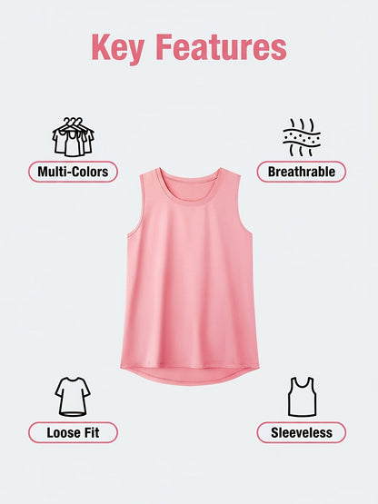 Lot de 5 débardeurs de sport pour femme, séchage rapide, dos nageur, respirants et anti-transpirants, pour fitness, course à pied et salle de sport, tailles S à XXL, couleurs assorties