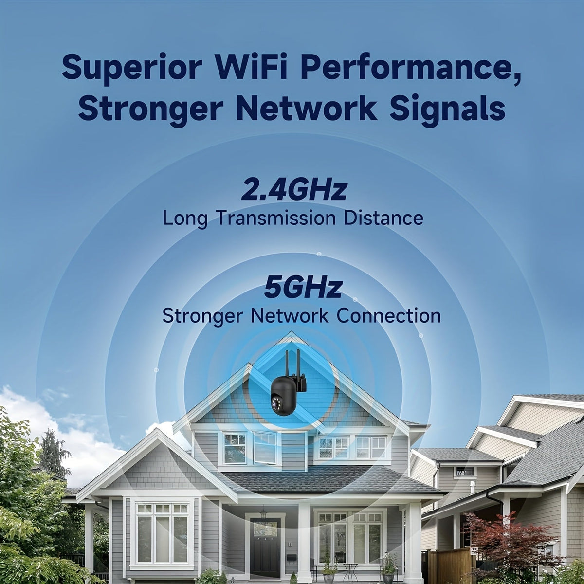 Caméra de sécurité intérieure, pack de 4, 3 MP, sans fil – stockage cloud, Wi-Fi double bande 2,4 G/5 G, détection de mouvement par IA, audio bidirectionnel et vision nocturne couleur pour système de surveillance domestique