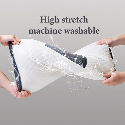 Lot de 2 oreillers de lit – Coussins ultra-doux avec soutien cervical et housses amovibles lavables en machine, sommeil profond et respirant, confort toutes saisons pour la chambre à coucher