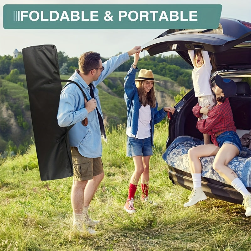 Lit de camp pliant robuste avec matelas pour adultes – Capacité de 500/600/700 lb, lit d'extérieur portable avec sac de transport pour tentes, camping et voyages – 3 modèles, 3 couleurs