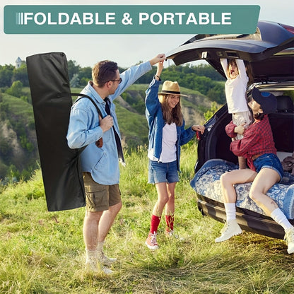 Lit de camp pliant robuste avec matelas pour adultes – Capacité de 500/600/700 lb, lit d'extérieur portable avec sac de transport pour tentes, camping et voyages – 3 modèles, 3 couleurs