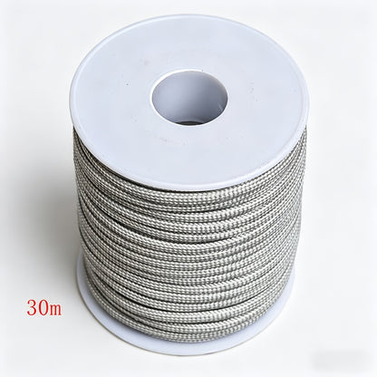 Corde de tente en paracorde à 7 brins, corde d'extérieur polyvalente – Corde de camping en nylon pour haubanage de tente, bracelet, porte-clés, sac à dos, 30 m 50 m 100 m, couleurs vives, structure robuste