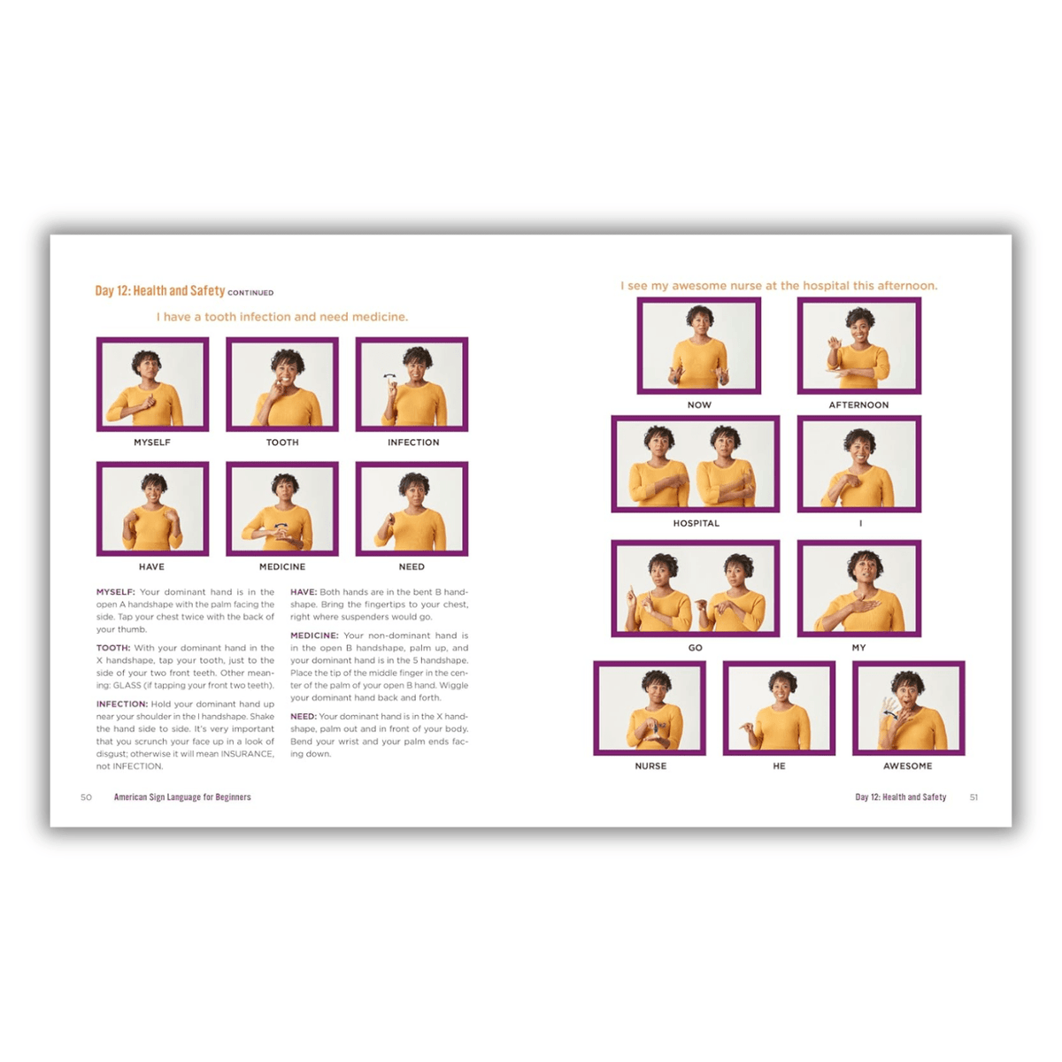 Livre de langue des signes américaine pour débutants à reliure spirale - Apprenez les bases de l'ASL en 30 jours avec photos, vocabulaire et guide de la culture sourde