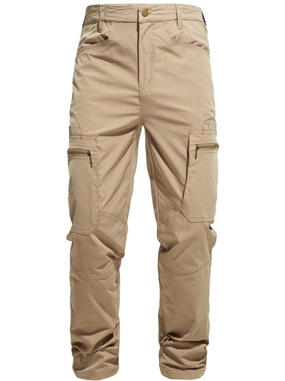 Pantalon cargo de randonnée pour homme, multipoches, tactique, toutes saisons, léger, pour camping, pêche, cyclisme, gris foncé, kaki, tailles 30-42