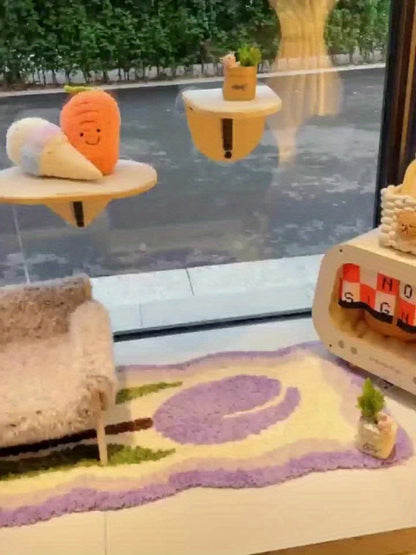 Canapé-lit surélevé pour animaux, fauteuil de repos pour chien et chat en bois massif avec tapis en bambou, meuble moderne pour petits et moyens chiens et chats, robuste et élégant, gris et blanc