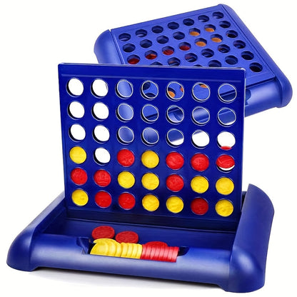 Jeu classique Puissance 4 – Grand jeu de stratégie à connecter pour 2 joueurs – Jeu amusant pour les soirées en famille et avec les enfants – Cadeau idéal pour Halloween, Thanksgiving, Noël et les anniversaires – 6 ans et plus