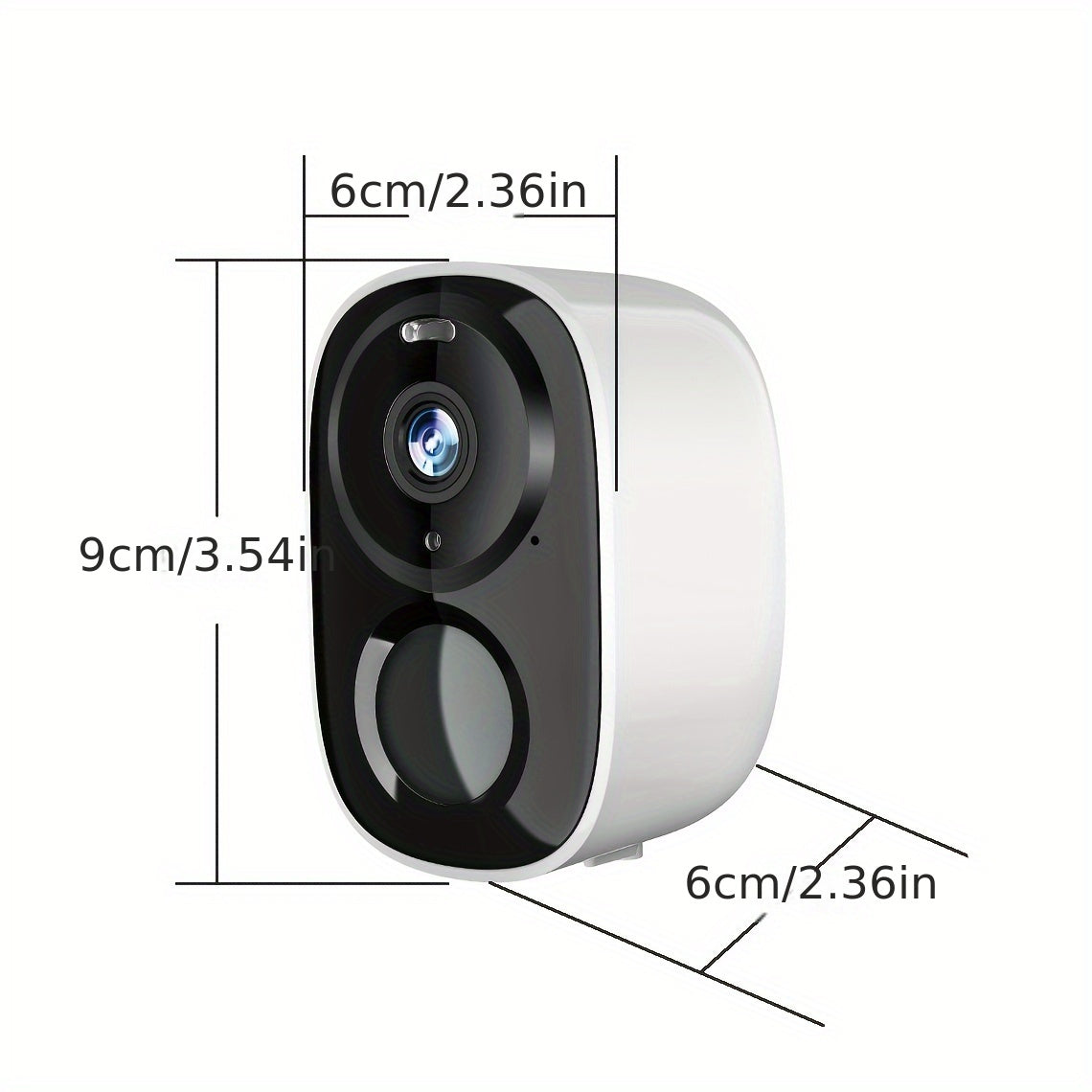 Caméra de sécurité extérieure solaire 2K 3MP – CCTV WiFi sans fil avec détection de mouvement IA, vision nocturne couleur, projecteur, audio bidirectionnel, étanchéité IP66, sans frais mensuels, stockage cloud et SD, sur batterie