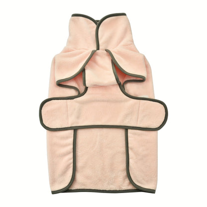 Peignoir pour chien à séchage rapide, super absorbant, serviette de bain pour animaux, manteau pour chiens petits, moyens et grands, XS S M L XL XXL 3XL, 7 couleurs : bleu clair, rose vif, orange, bleu foncé, vert, kaki, rose