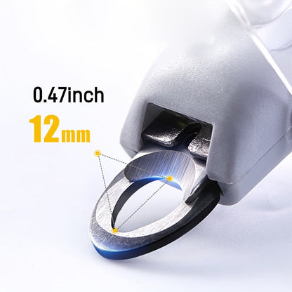 Lot de 2 coupe-griffes LED pour animaux avec poignée ergonomique antidérapante – Coupe-griffes précis et sûr pour chat et chien avec lumière LED intégrée pour un soin optimal, orange et gris, outil indispensable pour l'entretien des griffes