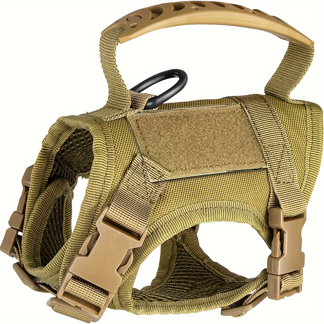 Harnais tactique réglable anti-fugue pour chat, gilet en tissu Oxford 600D, sangle de poitrine pour entraînement de chat et petit chien, taille unique universelle