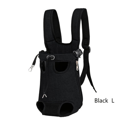 Hands-Free Pet Backpack Carrier for Cats & Small Dogs – Breathable Mesh Harness with Adjustable Shoulder Straps, Outdoor Travel Bag for Hiking, Cycling & Park Walks, Perfect Halloween & Christmas Gift