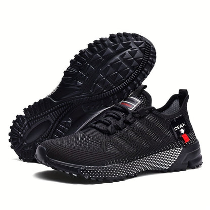 Baskets respirantes en maille pour hommes – Chaussures de sport légères et antidérapantes, coupe basse, pour la course, le jogging, la salle de sport, les activités en extérieur et le quotidien, tailles US 6.5–13.5