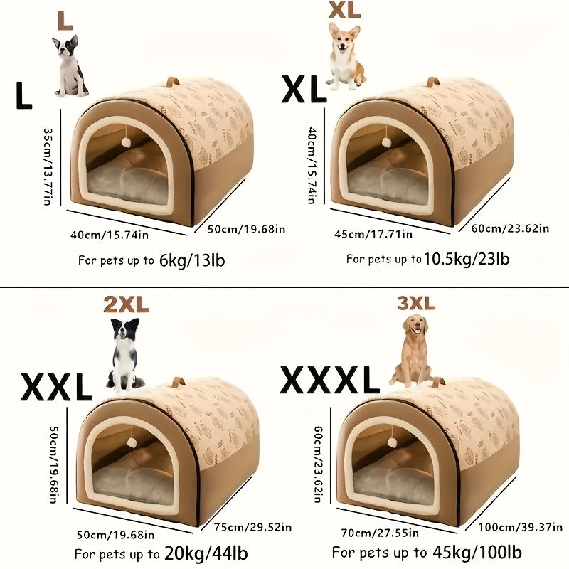Panier pour chien lavable avec housse amovible et fond antidérapant – Soutien en mousse orthopédique, lit douillet toutes saisons pour chiens de petite, moyenne et grande taille jusqu'à 45 kg, motif cartoon, lavable en machine