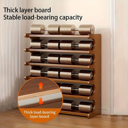 Meuble à chaussures 3/5/6 niveaux effet bois | Organisateur de rangement multi-niveaux gain de place | Étagère à chaussures sur pied facile à monter pour entrée, dortoir, placard ou chambre | Marron
