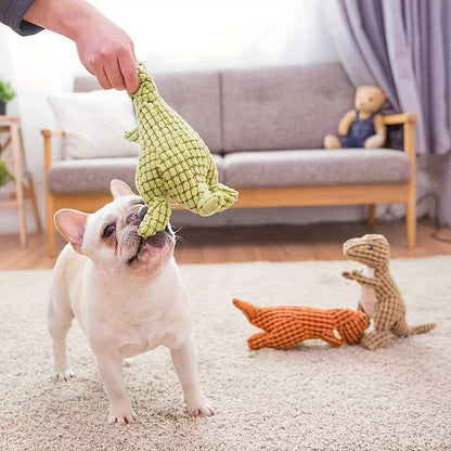 Lot de 5 petits jouets à mâcher en peluche pour chiens - Jouets dentaires pour chiots, styles et couleurs aléatoires, assortiment de jouets mignons